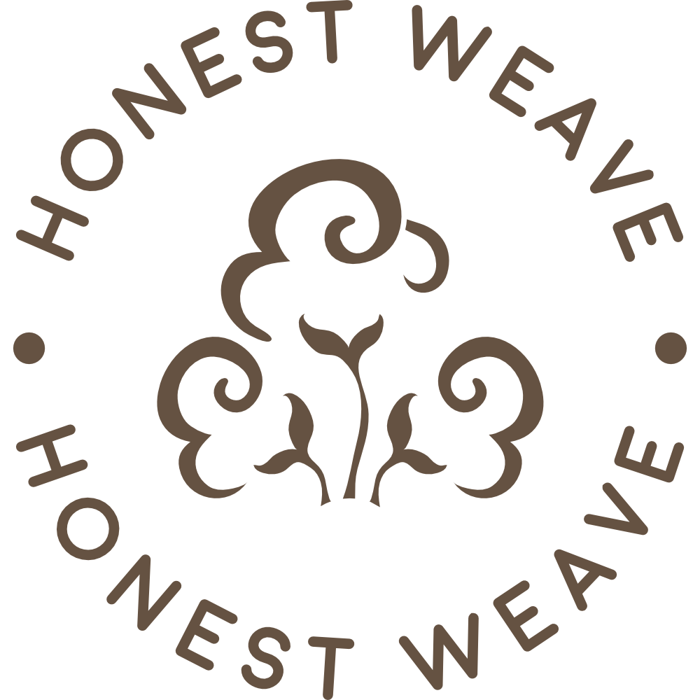 HONEST WEAVE GOTS Certified Organic Cotton Kitchen Hand and Dish Towel Sets  - Oversized 20x30 inches, Fully Hemmed, in Designer Colors, 6-Pack, Dusty